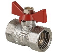 Кран шаровый "бабочка" ВВ внутренняя резьба 3/4" (Valtec VT.092) COMPACT