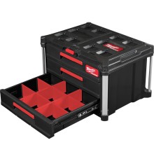 Ящик Milwaukee PACKOUT с 2-мя выдвижными отсеками Ящик Milwaukee PACKOUT с 2-мя выдвижными отсеками