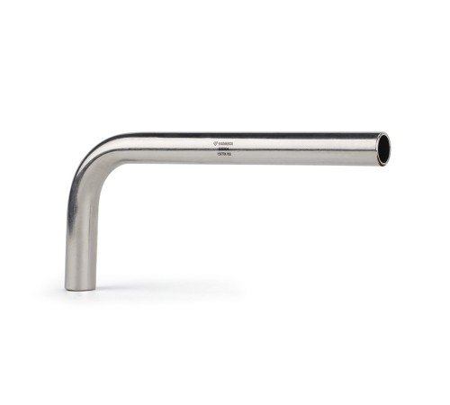 Отвод VARMEGA 90гр. безраструбный Inox Press 15ax70x160