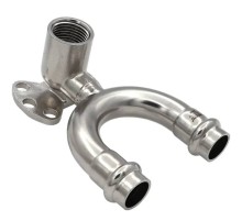 Водорозетка VIEIR проходная из нерж. стали 15×1/2" VER-PRO (20/2)