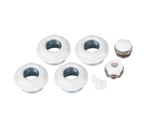 Комплект монтажный Royal Thermo 1”х 1/2" белый Комплект монтажный Royal Thermo 1”х 1/2" белый