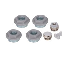Комплект монтажный Royal Thermo 1”х 1/2" серебристый Комплект монтажный Royal Thermo 1”х 1/2" серебристый
