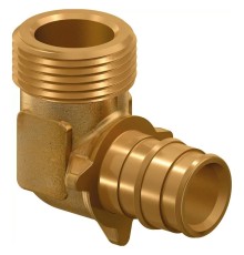 Угольник латунь НР 16х1/2"с наружной резьбой (Uponor Q&E) уп. 80 шт (1023019)