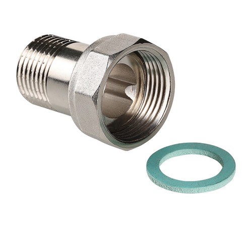 Полусгон прямой с накидной гайкой, 3/4"x3/4" VTr.613.N.0505