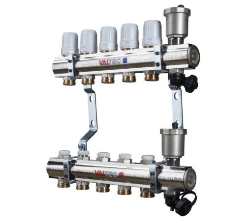Коллекторная группа в сборе 6 вых. * 1 1/4" Евроконус 3/4" (VTc.594EMNX)