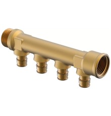 Коллектор DR-латунь 3/4" НР/ВР, 4*16 ц/ц 35мм Uponor (1023029) Коллектор DR-латунь 3/4" НР/ВР, 4*16 ц/ц 35мм Uponor (1023029)