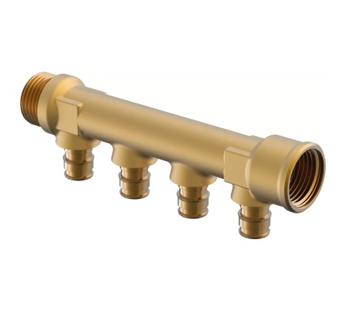 Коллектор DR-латунь 3/4" НР/ВР, 4*16 ц/ц 35мм Uponor (1023029) Коллектор DR-латунь 3/4" НР/ВР, 4*16 ц/ц 35мм Uponor (1023029)