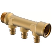 Коллектор DR-латунь 3/4" НР/ВР, 3*16 ц/ц 35мм Uponor (1023028) Коллектор DR-латунь 3/4" НР/ВР, 3*16 ц/ц 35мм Uponor (1023028)