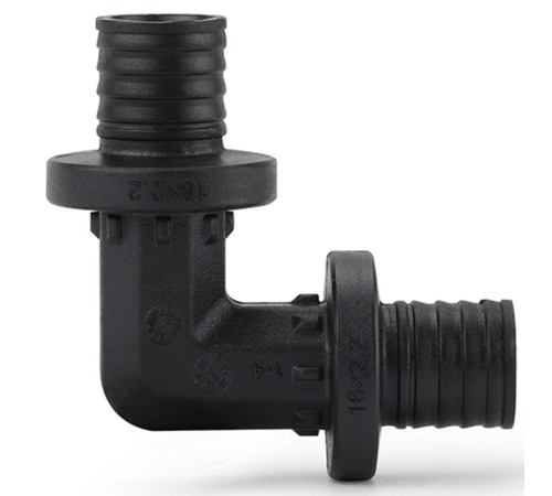 Угол VARMEGA Slide-fit 16 PPSU, 90 гр., PPSU, VM50801 Угол VARMEGA Slide-fit 16 PPSU, 90 гр., PPSU, VM50801