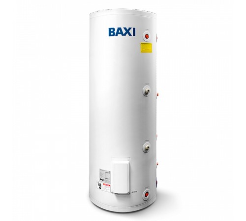 Бойлер косвенного нагрева BAXI UBC 300 напольный, одиночный змеевик, с боковым подключением Бойлер косвенного нагрева BAXI UBC 300 напольный, одиночный змеевик, с боковым подключением