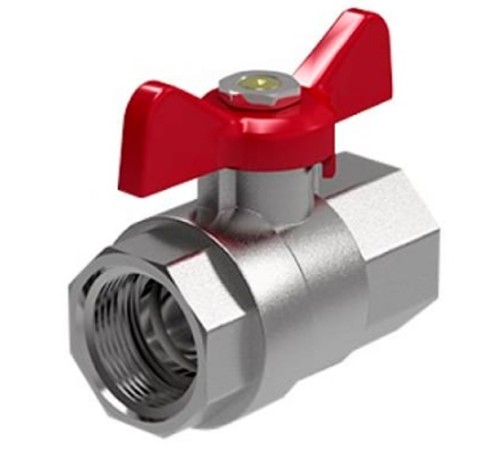 Кран шаровый Royal Thermo OPTIMAL 1" ВВ, бабочка