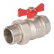 Кран шаровый Royal Thermo OPTIMAL 1 1/4" НГ, бабочка