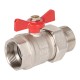 Кран шаровый Royal Thermo OPTIMAL 1 1/4" НГ, бабочка