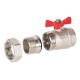 Кран шаровый Royal Thermo OPTIMAL 1 1/4" НГ, бабочка