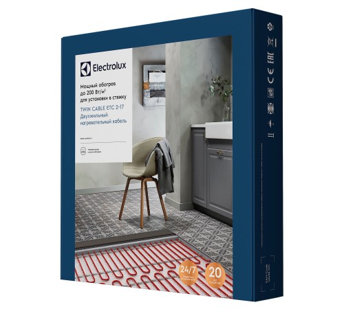 Кабель ELECTROLUX ETC 2-17-500 (комплект теплого пола)