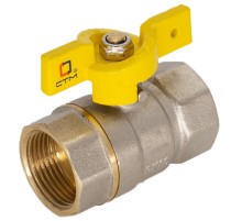 Кран шар. для газа 1/2 г/г бабочка СТМ ГАЗ CGFFB012
