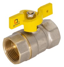 Кран шар. для газа 1/2 г/г бабочка СТМ ГАЗ CGFFB012
