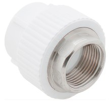 Муфта комбинированная бел. PP-R D 40х1 1/4" под ключ, ВР, РТП (36/6)