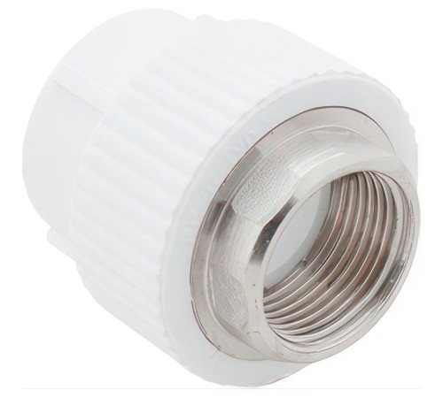 Муфта комбинированная бел. PP-R D 40х1 1/4" под ключ, ВР, РТП (36/6)