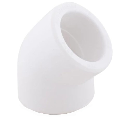 Угольник бел. PP-R D 25х45 PN 25, РТП (320/40)