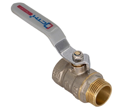 Кран шар. для воды 1/2" г/ш рычаг CTM СТАНДАРТ CWFMH012
