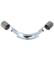 Фиксатор поворота трубы REHAU 25/90гр с кольцами, оцинк. сталь