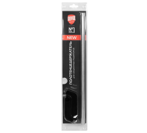 Полотенцедержатель Royal Thermo на 6 секц. 16х415 мм, черный
