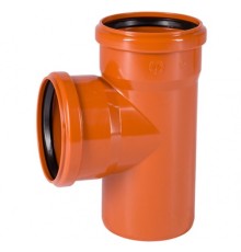 Тройник Ostendorf 250х250x87гр. KGEA НК PVC рыжий