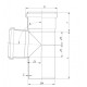 Тройник Ostendorf 250х250x87гр. KGEA НК PVC рыжий
