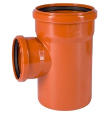Тройник Ostendorf 315х315x87град. KGEA НК PVC рыжий
