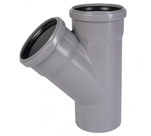 Тройник Ostendorf 32/32x45гр. HTEA Внутр.кан. PPS белый