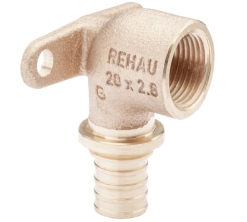 Угольник REHAU настенный ВР 20-3/4" RX+ , бронза