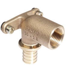 Угольник REHAU настенный ВР 16-1/2" RX+ длинный , бронза