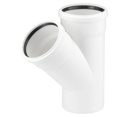 Тройник REHAU RAUPIANO PLUS 50/50/45гр.