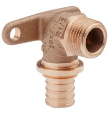 Угольник REHAU настенный НР 20-1/2" RX+, бронза
