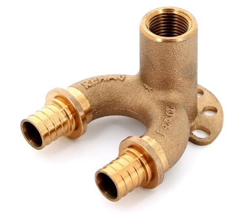 Угольник REHAU настенный ВР 20/20-1/2" RX+ длинный , бронза