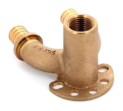 Угольник REHAU настенный ВР 20/20-1/2" RX+ длинный , бронза
