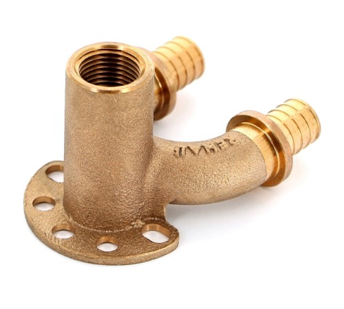 Угольник REHAU настенный ВР 20/20-1/2" RX+ длинный , бронза