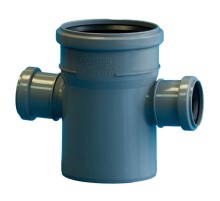Крестовина Политэк Пайп одноплоскостная 110х50х50/87,5гр. ВК (45)