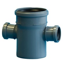 Крестовина Политэк Пайп одноплоскостная 110х50х50/87,5гр. ВК (45)