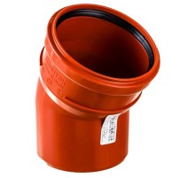 Отвод Политэк Пайп для наруж. канал. 110*30гр., (70)