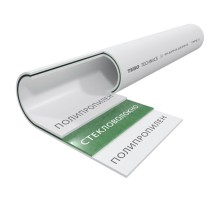 Труба TEBO SDR7,4 (PN20) 20х2,8 армированная стекловолокном бел. PP-R метр (2/50)