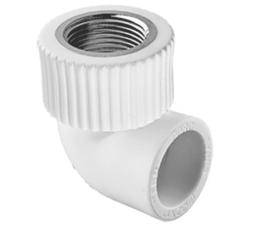 Угольник TEBO бел. PP-R комб. 20х3/4" ВР (20/140), арт. 030030404