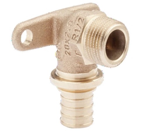 Угольник REHAU настенный НР 20-3/4" RX+, бронза