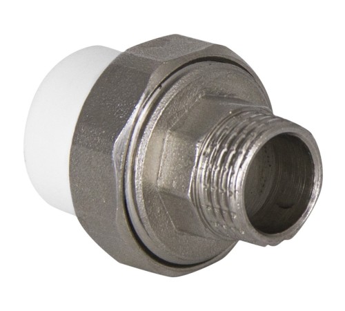 Муфта TEBO бел. PP-R комбин. разъемная (Американка) 50х1 1/2" НР (2/20), арт. 015020911