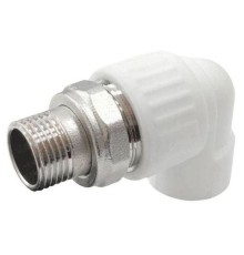 Угольник с американкой для радиатора НР 25 х 1/2" (60/15) VALFEX