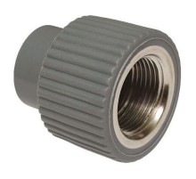 Муфта TEBO сер. PP-R комбинированная 20x1/2" ВР (40/200), арт. 031023402