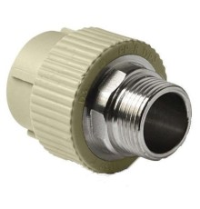 Муфта TEBO сер. PP-R комбинированная 20x3/4" НР (20/120), арт. 031020603