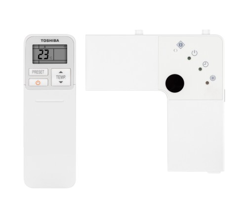 Комплект ИК-пульта с ИК-приёмником для кассетных блоков TOSHIBA RBC-AXU31U-E