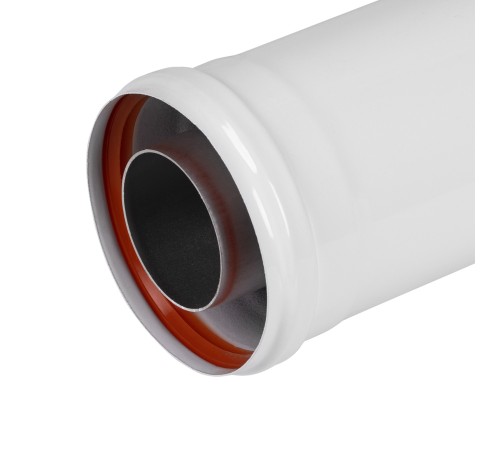 Удлинитель коаксиального дымохода раструбн. Royal Thermo 60/100, 500 мм